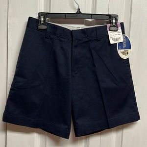 Abingdon Apparel Official School Uniform Navy Blue Khaki Shorts Jr Size 5 NWT